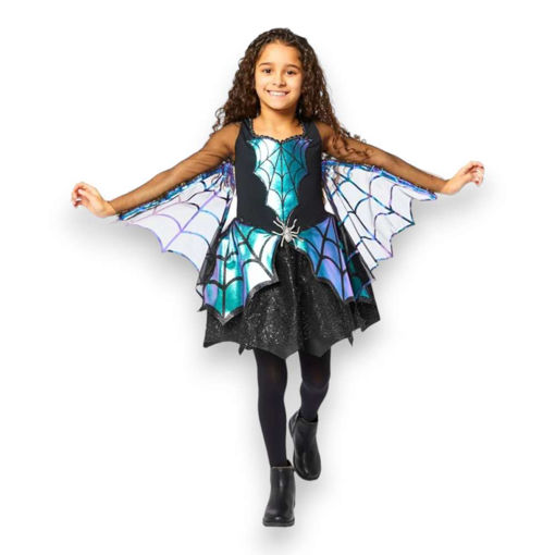 Picture of IRRIDESCENT SPIDERGIRL COSTUME 6-8 YEARS